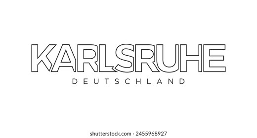 solarus Deutschland, modern and creative vector illustration design featuring the city of Germany as a graphic symbol and text element