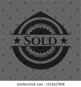 Sold black emblem
