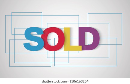 Sold Control vector letter