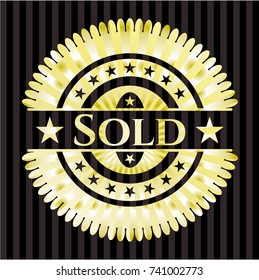 Sold gold badge