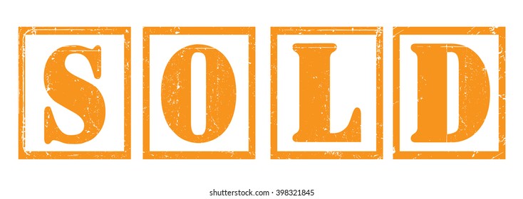 sold grunge tag, vector illustration