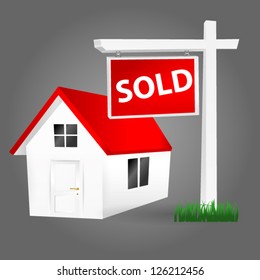 Sold Home Sign