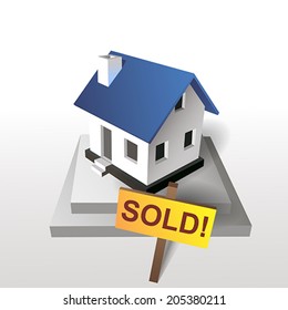 sold house blue