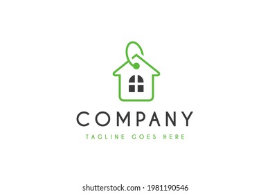 ilustración vectorial de diseño de logotipo de casa vendida. diseño del logotipo del vendedor casero adecuado para logotipos de empresas y empresas inmobiliarias.