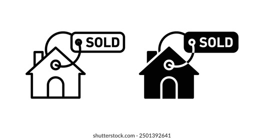 Se vende el icono de Vector de la casa en color negro.