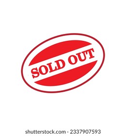 sold icon logo vector design template
