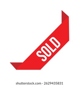sold icon with white background