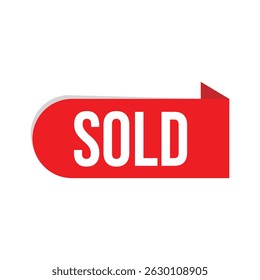 sold icon with white background