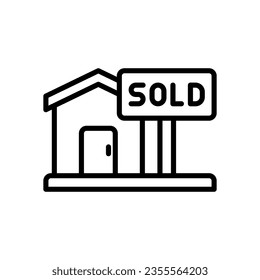 sold icon for your website, mobile, presentation, and logo design.