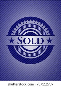 Sold jean background