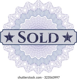 Rosette estilo dinero vendido