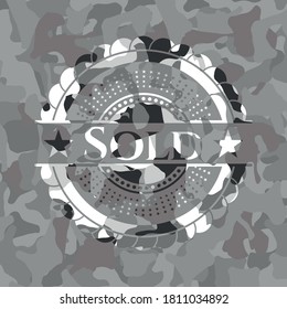 Sold on grey camo texture 