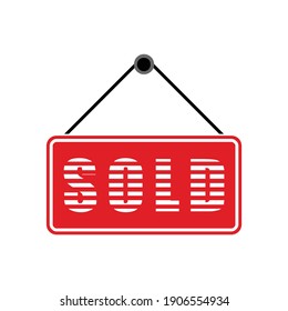sold out icon vector concept design logo concept graphic design