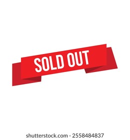 sold out icon with white background