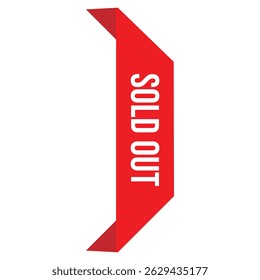 sold out icon with white background