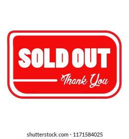 Sold Out Label