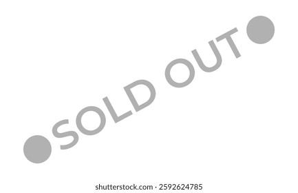 Sold out pattern watermark background. Banner Sticker label sold out product, Sale badge icon symbol vector design for you Property Business Website isolated on color background