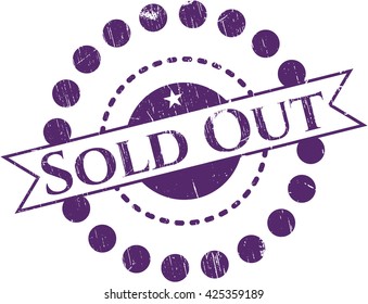 Sold Out with rubber seal texture
