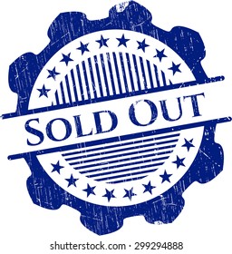 Sold Out rubber stamp