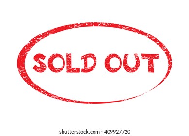 SOLD OUT. Rubber Stamp with red color have porous and rough isolated on white background. For make a mark or design your product using a stamp or seal. Easy to change color. Unique character.