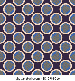 Sold Out seamless pattern with text. Caption inside rounded banner with pop art design and color texture. Sticker on a background.