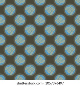 Sold Out seamless pattern with text. Caption inside rounded banner with pop art design and color texture. Sticker on a background.
