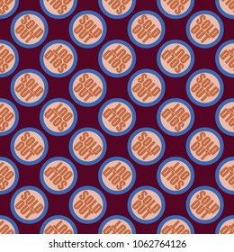 Sold Out seamless pattern with text. Caption inside rounded banner with pop art design and color texture. Sticker on a background.