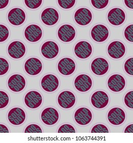 Sold Out seamless pattern with text. Caption inside rounded banner with pop art design and color texture. Sticker on a background.