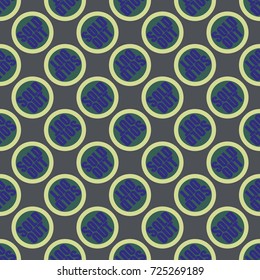 Sold Out seamless pattern with text. Caption inside rounded banner with pop art design and color texture. Sticker on a background.