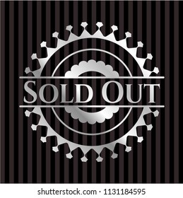 Sold Out silver shiny emblem