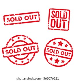 Sold Out Stamp