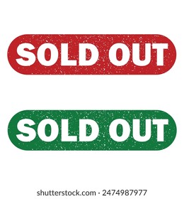 sold out stamp icon vector. Sold out grunge vintage isolated on white background. vector illustration.