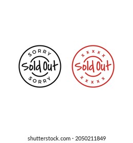 Diseño vectorial de etiqueta de sello de venta