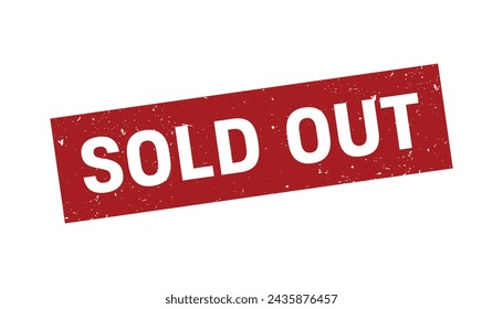 Sold Out Stamp.Sold Out Grunge Square Sign