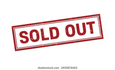 Sold Out Stamp.Sold Out Grunge Square Sign