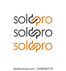 Sold Pro with unlimited d p text. Modern design for cards, posters, social media posts, photo overlays. Vector illustration