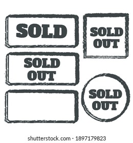 sold red square grunge stamp. Sold out stamps grunge. Sold out badge