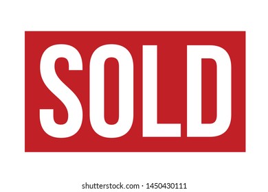 Sold Rubber Stamp. Sold Stamp Seal – Vector