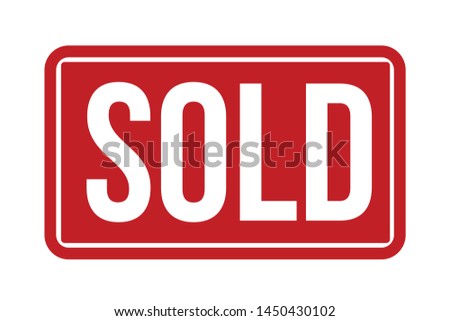 Sold Rubber Stamp. Sold Stamp Seal – Vector