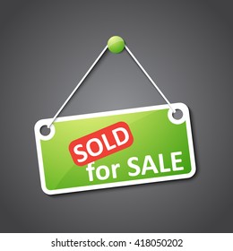 Sold sign