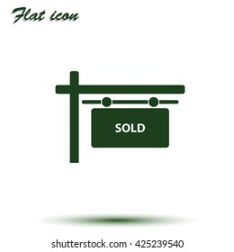 Sold sign.