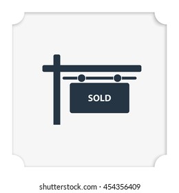 Sold sign.