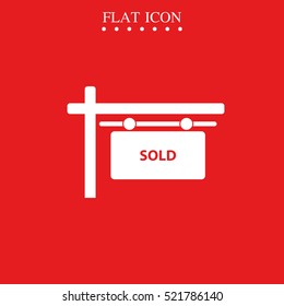 Sold sign.