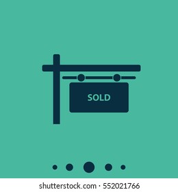 Sold sign.