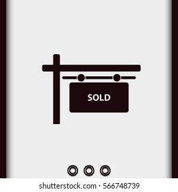 Sold sign.