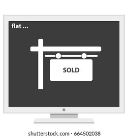 Sold sign.