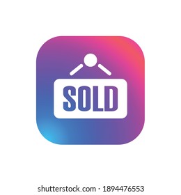 Sold Sign - App Icon Button