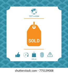 Sold symbol tag