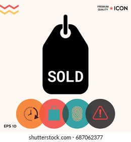 Sold tag
