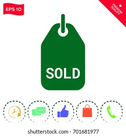 Sold tag